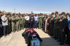 انتقال پیکر شهید خلبان کاظمی از تهران به شیراز