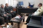دیدار مدیرعامل سازمان منطقه آزاد ارس با فرمانده انتظامی استان آذربایجان شرقی