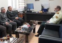 دیدار مدیرعامل سازمان منطقه آزاد ارس با فرمانده انتظامی استان آذربایجان شرقی